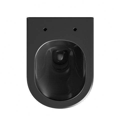 ZESTAW PODTYNKOWY WC STELAŻ GEBERIT DUOFIX MISKA LUMA-BL-RIM-03 PRZYCISK DELTA 50 CZARNY MAT