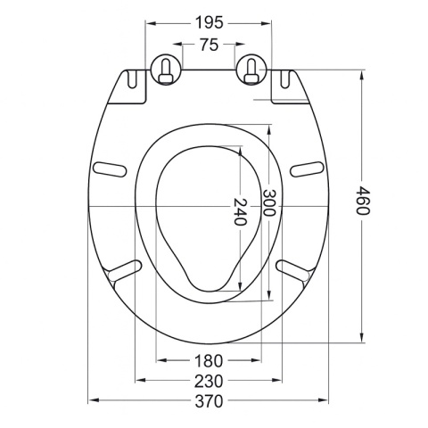 DESKA SEDESOWA WC WOLNOOPADAJĄCA 2w1 Z NAKŁADKĄ DLA DZIECI CV-WH-13 BIAŁA POLIPROPYLEN PP