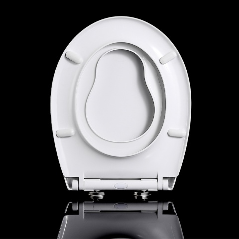 DESKA SEDESOWA WC WOLNOOPADAJĄCA 2w1 Z NAKŁADKĄ DLA DZIECI CV-WH-13 BIAŁA POLIPROPYLEN PP