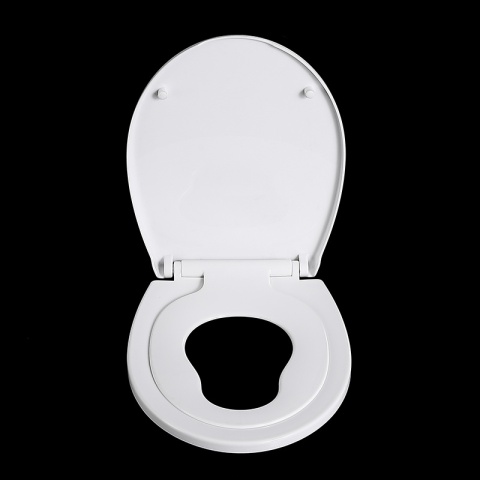 DESKA SEDESOWA WC WOLNOOPADAJĄCA 2w1 Z NAKŁADKĄ DLA DZIECI CV-WH-13 BIAŁA POLIPROPYLEN PP