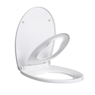 DESKA SEDESOWA WC WOLNOOPADAJĄCA 2w1 Z NAKŁADKĄ DLA DZIECI CV-WH-13 BIAŁA POLIPROPYLEN PP