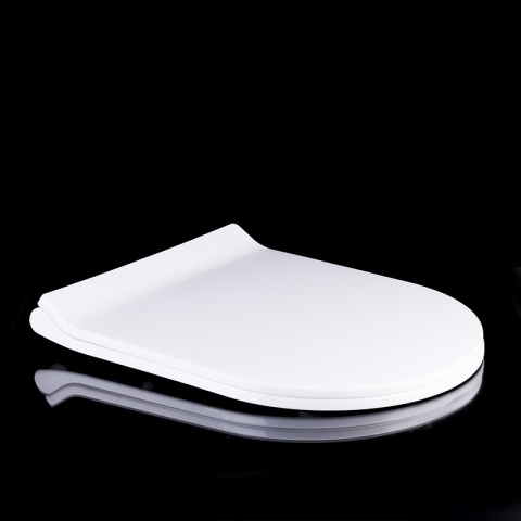 DESKA SEDESOWA WC WOLNOOPADAJĄCA UNIWERSALNA CV-WH-14 BIAŁA POLIPROPYLEN PP