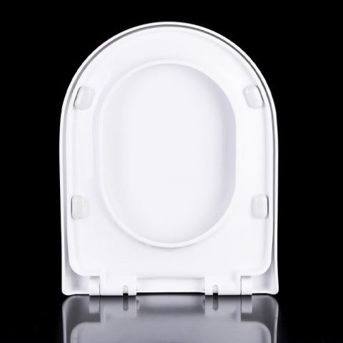 DESKA SEDESOWA WC WOLNOOPADAJĄCA UNIWERSALNA CV-WH-15 BIAŁA POLIPROPYLEN PP