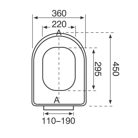 DESKA SEDESOWA WC WOLNOOPADAJĄCA UNIWERSALNA CV-WH-15 BIAŁA POLIPROPYLEN PP