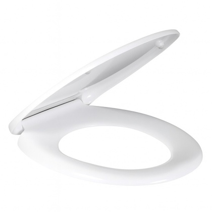 DESKA SEDESOWA WC WOLNOOPADAJĄCA UNIWERSALNA CV-WH-16 BIAŁA POLIPROPYLEN PP