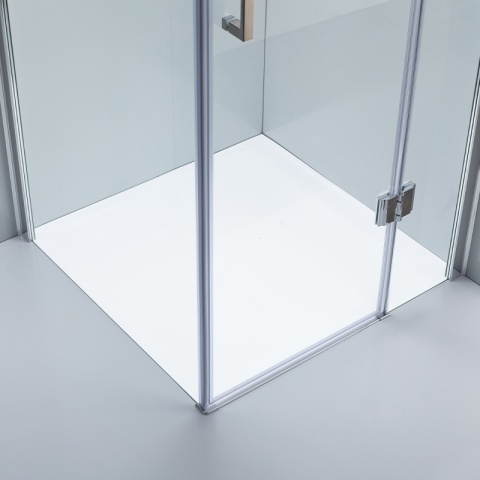 KABINA PRYSZNICOWA KWADRATOWA ZES-KZ1390A-80 CHROM 80x80 CM