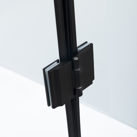 KABINA PRYSZNICOWA KWADRATOWA ZES-KZ1390A-BL-80 CZARNA 80x80 CM