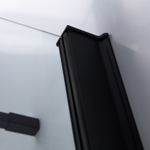 KABINA PRYSZNICOWA KWADRATOWA ZES-KZ1390A-BL-80 CZARNA 80x80 CM