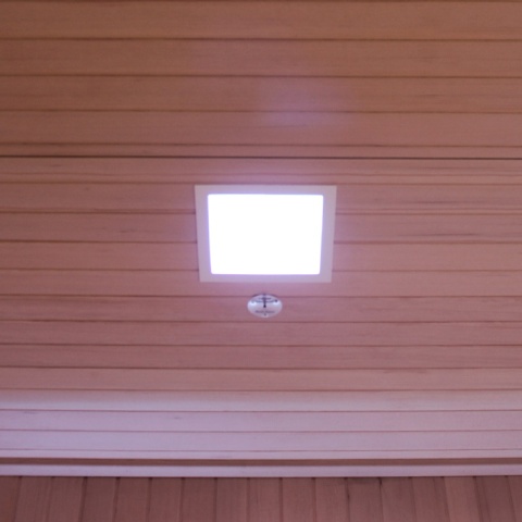 SAUNA OGRODOWA FIŃSKA Z PIECEM ASKER-NEW 4-6 OSOBOWA 180x180 CM