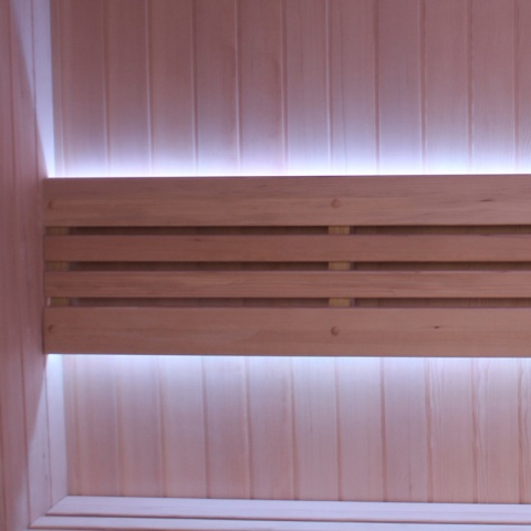 SAUNA OGRODOWA FIŃSKA Z PIECEM ASKER-NEW 4-6 OSOBOWA 180x180 CM