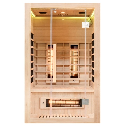 SAUNA SUCHA INFRARED NISKOTEMPERATUROWA ALTA2 2-3 OSOBOWA 120x105 CM