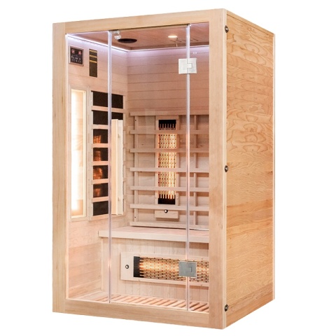 SAUNA SUCHA INFRARED NISKOTEMPERATUROWA ALTA2 2-3 OSOBOWA 120x105 CM