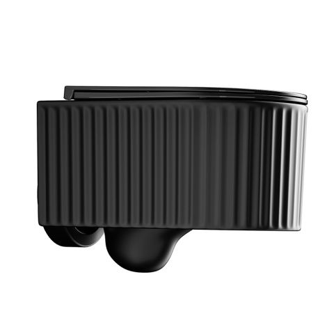 ZESTAW PODTYNKOWY WC STELAŻ GEBERIT DUOFIX MISKA LUMA-MTB-RIM-03 PRZYCISK DELTA 50 CZARNY MAT