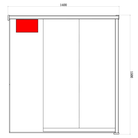 SAUNA FIŃSKA WYSOKOTEMPERATUROWA Z PIECEM FORSA2-BL/HARVIA 4,5KW 3 OSOBOWA 150x140 CM