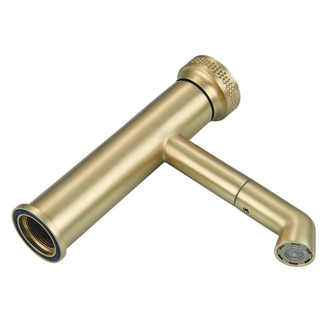 BATERIA UMYWALKOWA ŁAZIENKOWA STOJĄCA NABLATOWA CHLOE-GL-BR SZCZOTKOWANE ZŁOTO