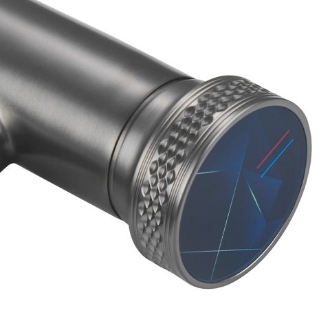 BATERIA UMYWALKOWA ŁAZIENKOWA STOJĄCA NABLATOWA CHLOE-GR-BR SZCZOTKOWANA STAL