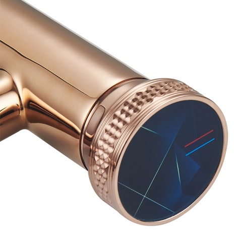 BATERIA UMYWALKOWA ŁAZIENKOWA STOJĄCA NABLATOWA CHLOE-P-GL RÓŻOWE ZŁOTO