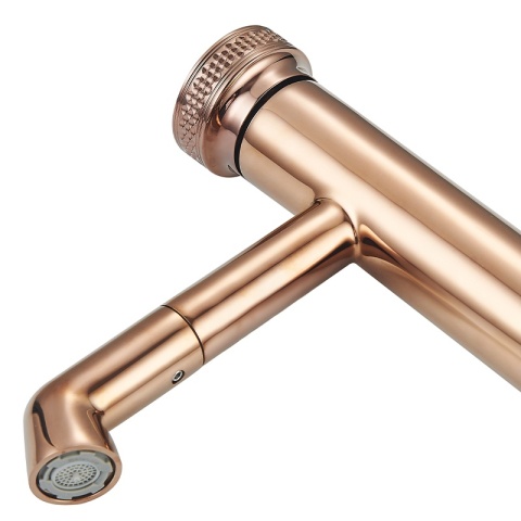 BATERIA UMYWALKOWA ŁAZIENKOWA STOJĄCA NABLATOWA CHLOE-P-GL RÓŻOWE ZŁOTO