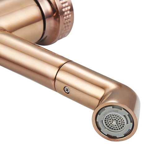 BATERIA UMYWALKOWA ŁAZIENKOWA STOJĄCA NABLATOWA CHLOE-P-GL RÓŻOWE ZŁOTO