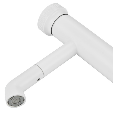 BATERIA UMYWALKOWA ŁAZIENKOWA STOJĄCA NABLATOWA CHLOE-WH BIAŁA