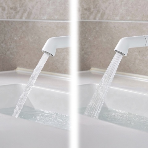 BATERIA UMYWALKOWA ŁAZIENKOWA STOJĄCA NABLATOWA CHLOE-WH BIAŁA