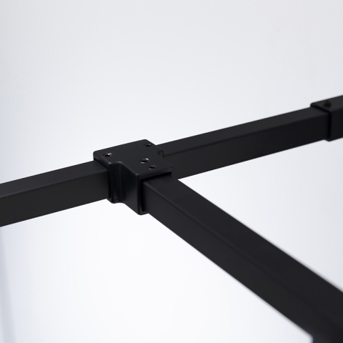 KABINA PRYSZNICOWA KWADRATOWA ZES-KZ1390B-BL-90 CZARNY 90x90 CM