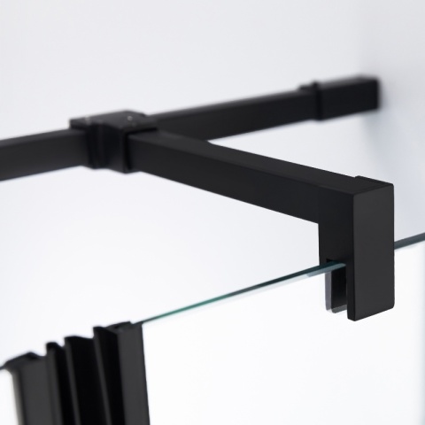 KABINA PRYSZNICOWA KWADRATOWA ZES-KZ1390B-BL-90 CZARNY 90x90 CM