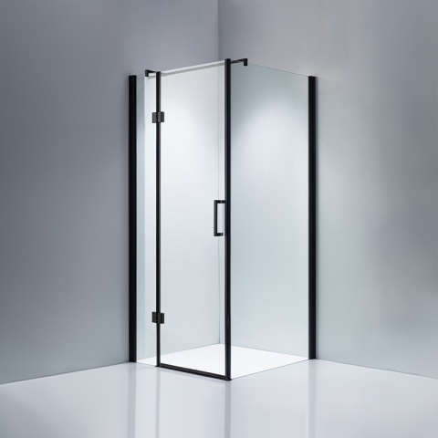 KABINA PRYSZNICOWA KWADRATOWA ZES-KZ1390B-BL-90 CZARNY 90x90 CM