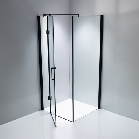 KABINA PRYSZNICOWA KWADRATOWA ZES-KZ1390B-BL-90 CZARNY 90x90 CM