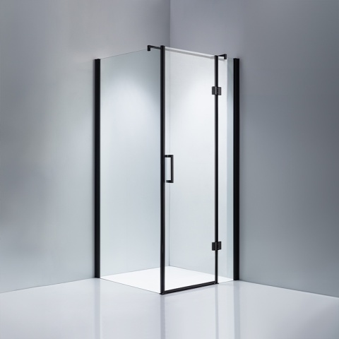 KABINA PRYSZNICOWA KWADRATOWA ZES-KZ1390B-BL-90 CZARNY 90x90 CM