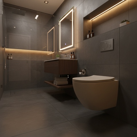 MISKA WC WISZĄCA RIMLESS PEAK-CAP-RIM-03 CAPPUCCINO DESKA WOLNOOPADAJĄCA DUROPLAST