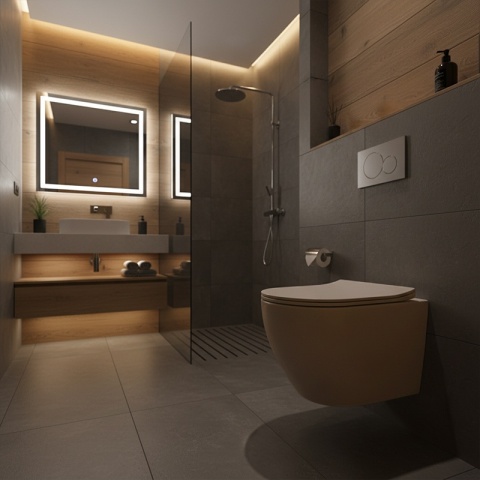 MISKA WC WISZĄCA TORNADO FLOW-CAP-TR-03 CAPPUCCINO DESKA WOLNOOPADAJĄCA DUROPLAST