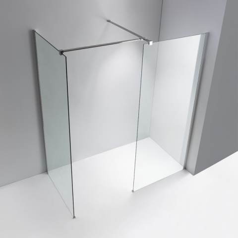 ŚCIANKA SZYBA PRYSZNICOWA SH07-DUO-70X130 WALK-IN 70X130 CM CHROM