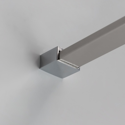 ŚCIANKA SZYBA PRYSZNICOWA SH07-DUO-80X80 WALK-IN 80X80 CM CHROM