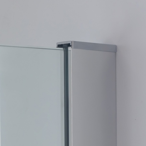 ŚCIANKA SZYBA PRYSZNICOWA SH07-DUO-90X90 WALK-IN 90X90 CM CHROM