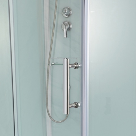 KABINA PRYSZNICOWA PROSTOKĄTNA Z BRODZIKIEM WSH307L LEWA 120x80 CM