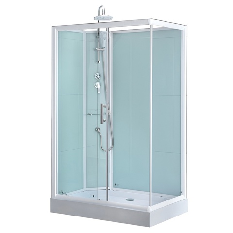 KABINA PRYSZNICOWA PROSTOKĄTNA Z BRODZIKIEM WSH307L LEWA 120x80 CM