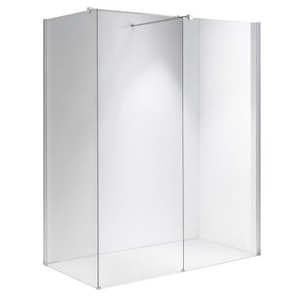 ŚCIANKA SZYBA PRYSZNICOWA SH07-DUO-70X120 WALK-IN 70X120 CM CHROM