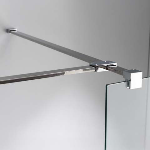 ŚCIANKA SZYBA PRYSZNICOWA SH07-DUO-80X110 WALK-IN 80X110 CM CHROM