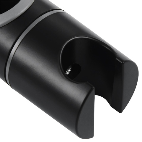 UCHWYT NA SŁUCHAWKĘ DO DRĄŻKA PRYSZNICOWEGO PRZESUWNY UD-1-BL-M22 CZARNY 22 MM