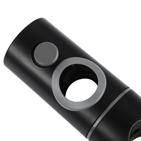 UCHWYT NA SŁUCHAWKĘ DO DRĄŻKA PRYSZNICOWEGO PRZESUWNY UD-1-BL-M22 CZARNY 22 MM