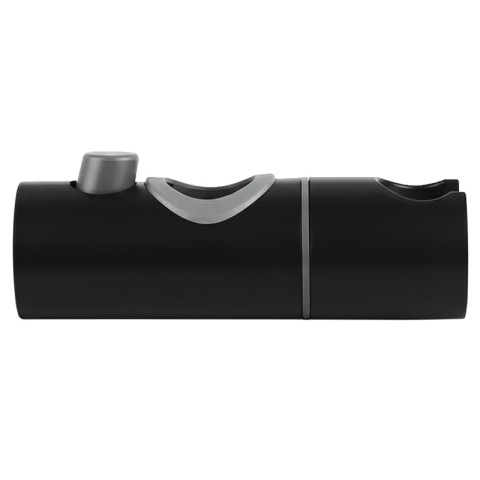 UCHWYT NA SŁUCHAWKĘ DO DRĄŻKA PRYSZNICOWEGO PRZESUWNY UD-1-BL-M22 CZARNY 22 MM