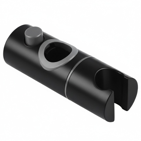 UCHWYT NA SŁUCHAWKĘ DO DRĄŻKA PRYSZNICOWEGO PRZESUWNY UD-1-BL-M22 CZARNY 22 MM