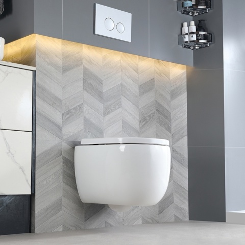 ZESTAW PODTYNKOWY WC STELAŻ GEBERIT DUOFIX MISKA LAKE-WH-TR-02 PRZYCISK DELTA 01 CHROM