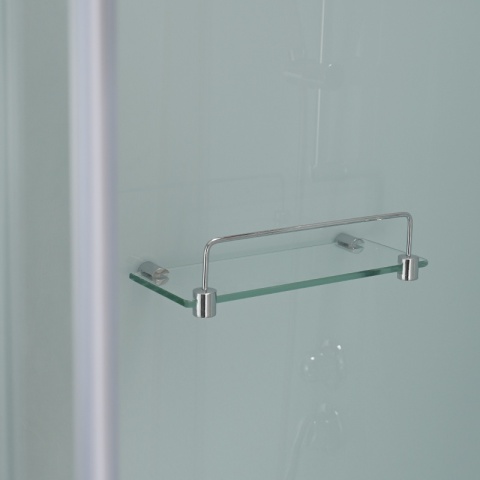 KABINA PRYSZNICOWA KWADRATOWA Z BRODZIKIEM WSH308 CHROM 90x90 CM