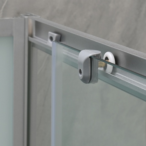 KABINA PRYSZNICOWA KWADRATOWA Z BRODZIKIEM WSH308 CHROM 90x90 CM