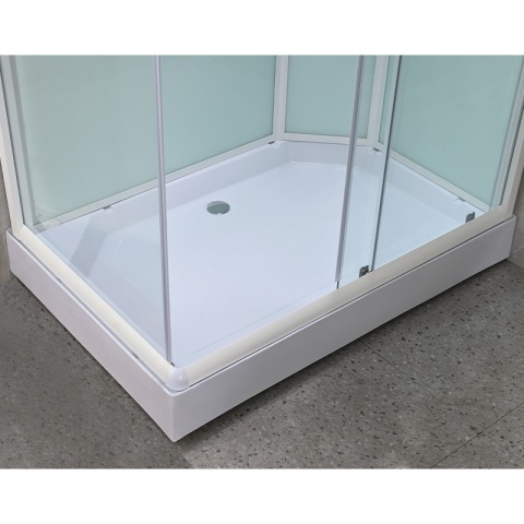 KABINA PRYSZNICOWA PROSTOKĄTNA Z BRODZIKIEM WSH307R PRAWA 120x80 CM