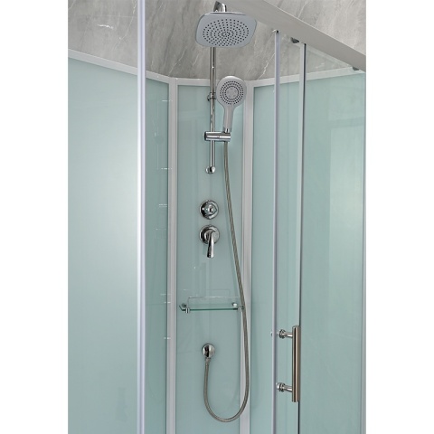 KABINA PRYSZNICOWA PROSTOKĄTNA Z BRODZIKIEM WSH307R PRAWA 120x80 CM