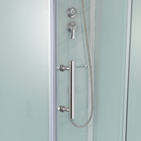 KABINA PRYSZNICOWA PROSTOKĄTNA Z BRODZIKIEM WSH307R PRAWA 120x80 CM