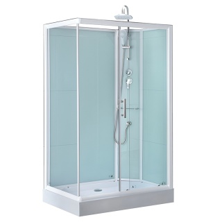 KABINA PRYSZNICOWA PROSTOKĄTNA Z BRODZIKIEM WSH307R PRAWA 120x80 CM
